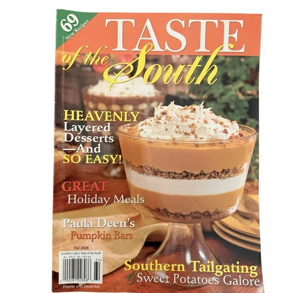 Taste of the South Magazine Lot of 5 2005 2006 2007‎ Southern Cooking Recipes